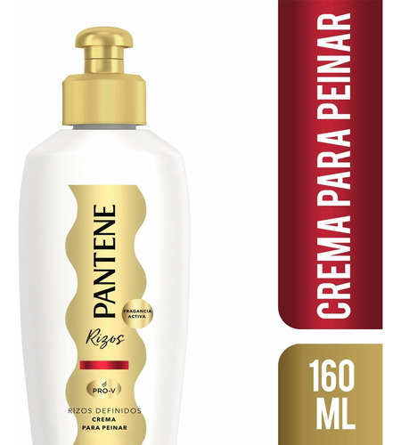 Crema Para Peinar Rizos Definidos Pantene, 160 Ml