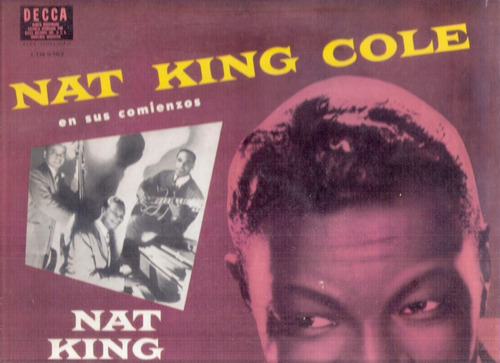 Nat King Cole En Sus Comienzos: Nat King Cole Trio /lp Decca