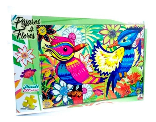 Puzzle Pajaros Y Flores 1000 Piezas Implas 602 Canalejas