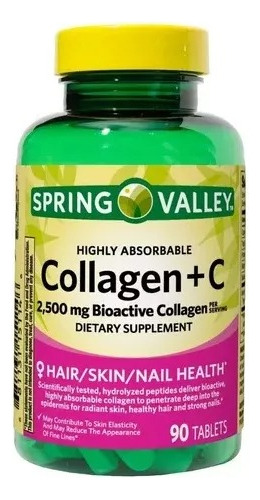 Colageno + Vit C Spring Valley - Unidad a $1011