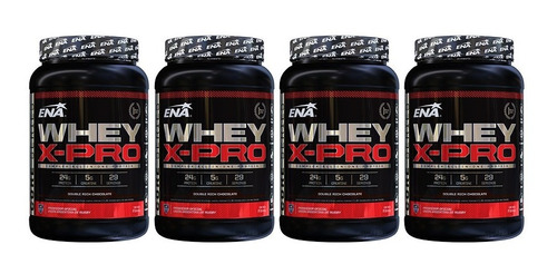 Whey X Pro Ena 4 X 1 Kg Proteina Con Creatina Taurina