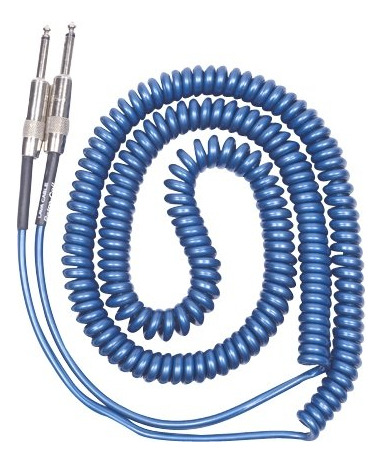 Cable Instrumento 20 Pie Recto Color Surtido Azul