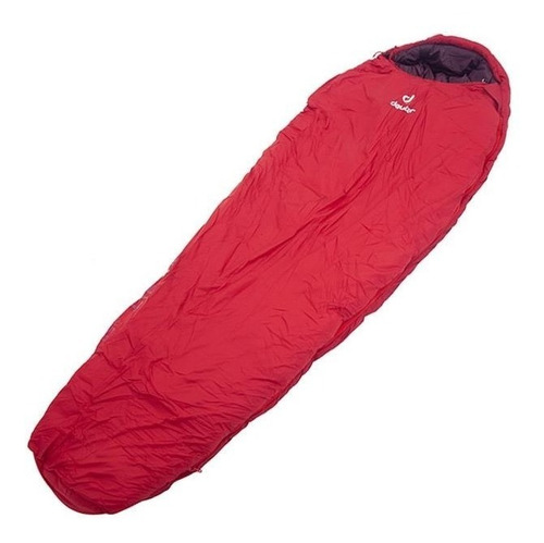 Saco De Dormir Orbit -5o C Deuter Tamanho Regular -- 185 Cm Cor Vermelho