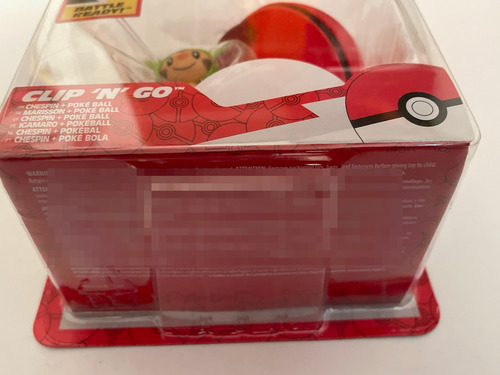 Chespin Y Pokebola Pokemon Battle Ready Clip N Go Pokeball (Usado)