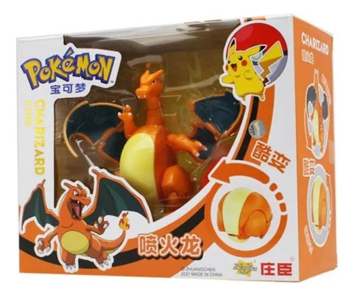 Figura Pokebola Videojuego Escarlet Pokemon Go Charizard (Reacondicionado)