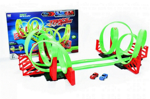 Pista Giros Multiples 360 Track Racing  Carros Niños 68811