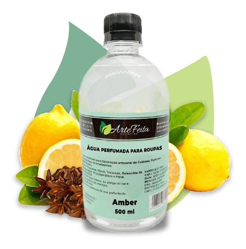 Água Perfumada De Roupas - Aroma: Ambar 500ml