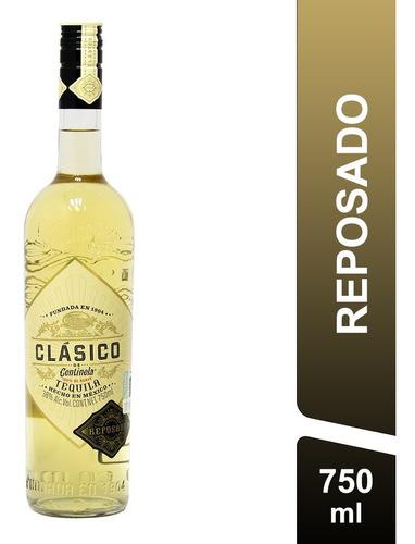 Tequila Clasico De Centinela Reposado De 750 Ml