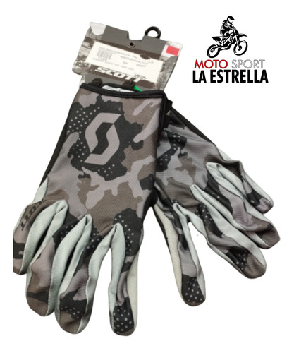 Guantes Scott 350 Camo Negro Talla Xl 