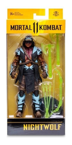 Imagen 3 de 3 de Nightwolf Mortal Kombat Mcfarlane Toys