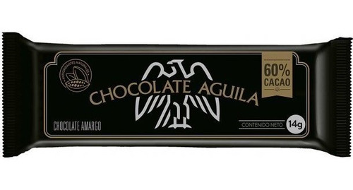 Barritas Individuales Aguila 60% Cacao X 24u