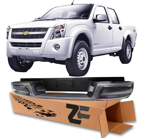 Parachoque Negro Chevrolet Dmax 2006 Al 2014 / Zofree