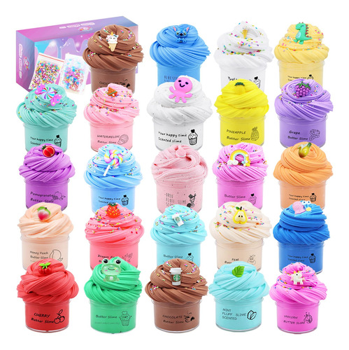 Paquete De 24 Kits De Slime De Mantequilla, Suministros De R