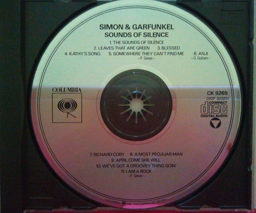 Cd Simon & Garfunkel. (sounds Of Silence)