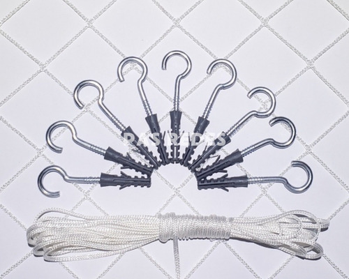 Kit Completo Rede Tela De Proteção Janelas Sacadas Até 24 M²