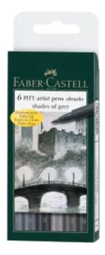 Faber-castell Artístico 5141 Marcador Pitt Artist Pen X6 Sha
