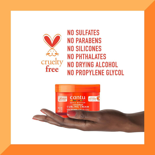 Crema Para Peinar Rizos Cantu Coco 340 G