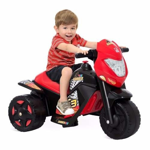 Moto Elétrica Infantil Ban Moto 6v Preto 2592 - Bandeirante