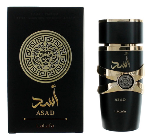 Perf. Arabe Lataffa Asad Edp 100 Ml (h) Original/sellado