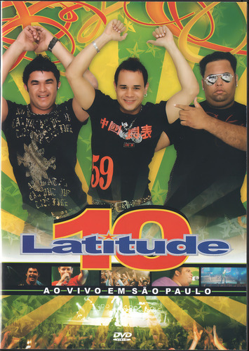 Latitude 10 Dvd Ao Vivo Em São Paulo Novo Original Lacrado