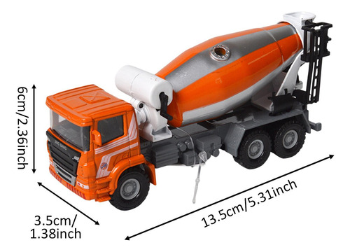 1:60 Vehículo De Construcción Transportador Naranja