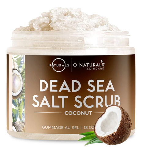 O Naturals Exfoliante De Aceite De Coco Exfoliante Con Sal D