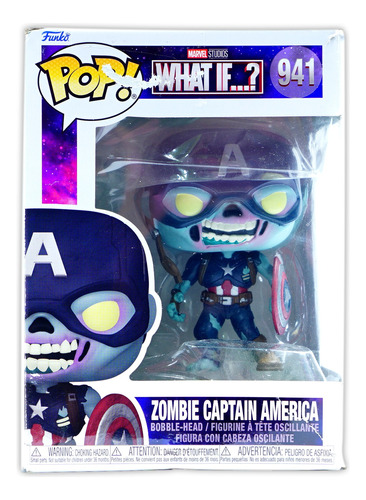 Funko Pop Marvel What If? Zombie Captain America #941