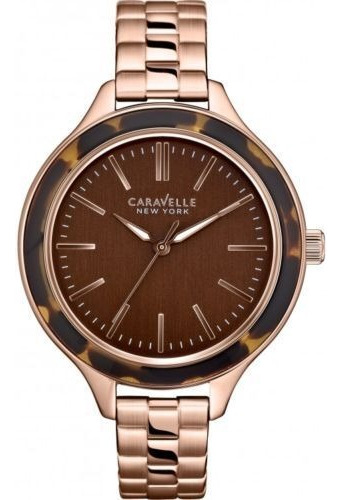 Para Regalo Reloj Caravelle New York Bulova 44l128 De Mujer