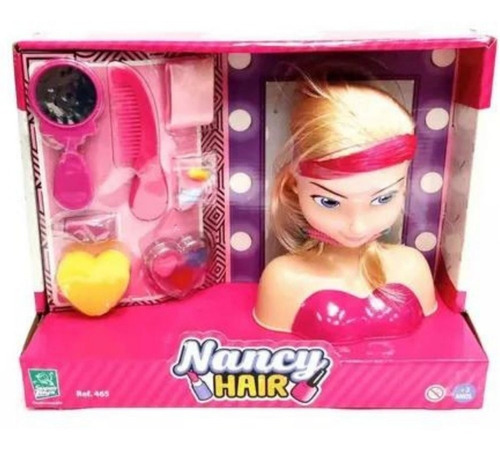 Muñeca Nancy Hair Cabeza Para Peinar