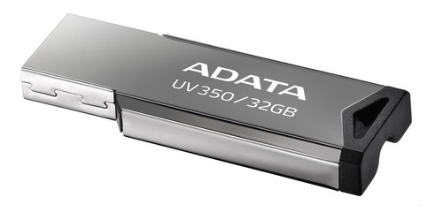 Imagen 2 de 3 de Memoria Usb Adata Uv350 32gb Usb3.2 Acabado Metal Brillante