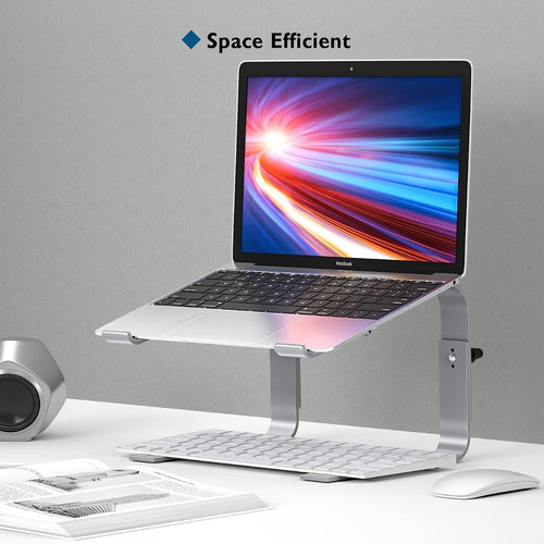Imagen 3 de 8 de Base Soporte Ajustable Pc Portátil Laptop Ergonómic Aluminio