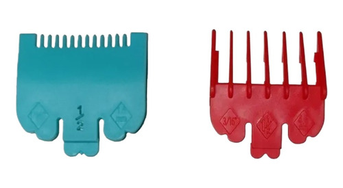 Set Peines Alzas 0.5 Y 1.5 Plasticas Reforzadas Aptas Wahl