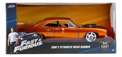 Colección Rápido Y Furioso Dom's Plymouth Road R 1:32 - Jada