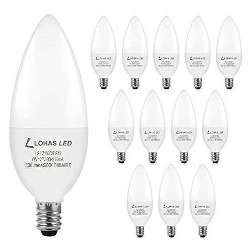 Bombillas Led Lohas E12 Candelabro, 6w, Regulables, Equ...