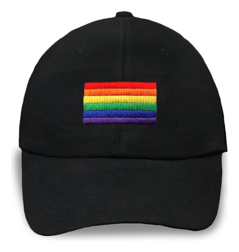 Sombrero Negro Del Orgullo Lgbtq Sombrero Bandera Del Arco Y