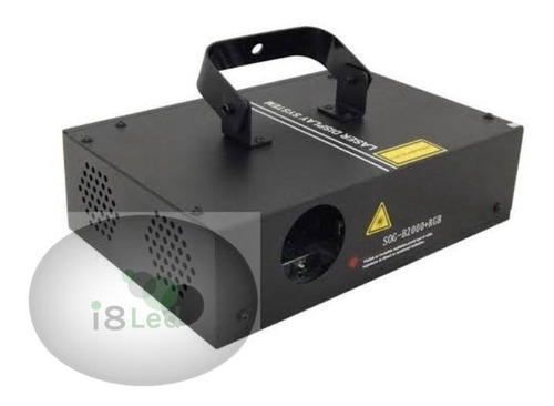 Laser Rgb B2000 Gráfico Dmx Auto Ativado Por Som