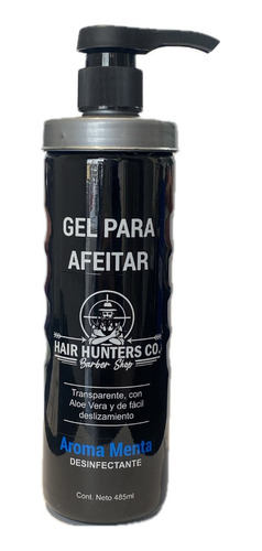 Gel Para Afeitar Rasurar Aroma Menta Hair Hunters Co 485ml