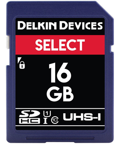 Delkin Devices 16gb Select Uhs-i Sdhc Memory Card