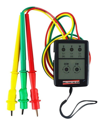 Fasimetro Indicador De Sequência De Fase Spi-500 Instrutherm