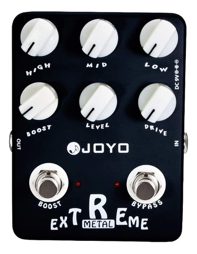 Joyo Jf17 Extreme Metal Crunch De Alta Ganancia Con 3band Eq