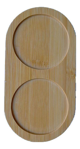 Bandeja Para Macetas, Madera De Bambú, Suculentas Y Bonsáis