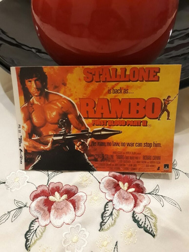 Calco Autoadhesivo. Rambo.