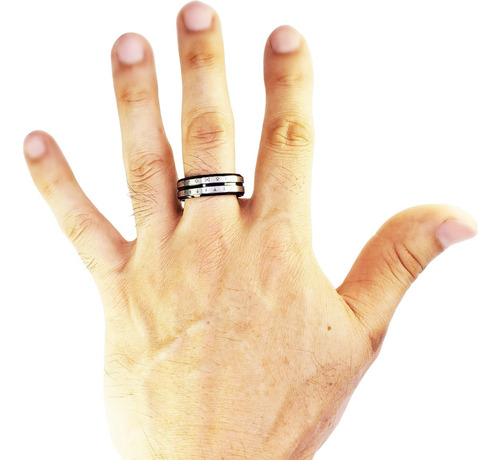 Anillo Runas Poder Ancestral Legado Acero Inoxidable A739