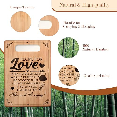 Tabla De Cortar Receta Para El Amor, Tabla De Picar, Regalos