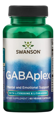 Swanson Gabaplex Con L-tirosina Y L-teanina 60 Caps