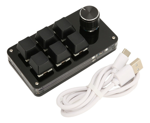 / Teclado Programable 6 Teclas Mini Teclado Usb Diy Rgb