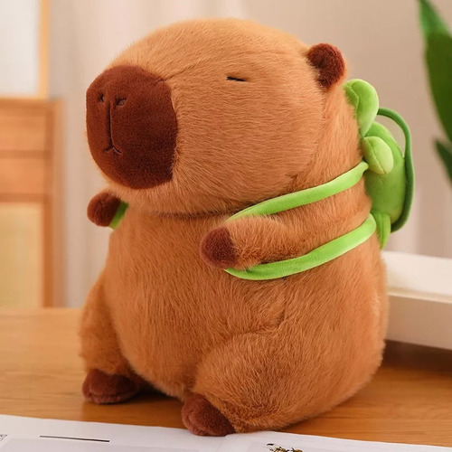 Lindo Muñeco De Peluche De Capibara, Regalo De Cumpleaños,