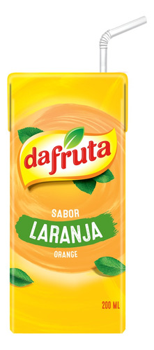 Suco de laranja  Dafruta  - líquido sem glúten 200 ml 