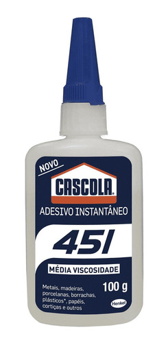 Cola Instantânea Adesiva Cascola 451 100g