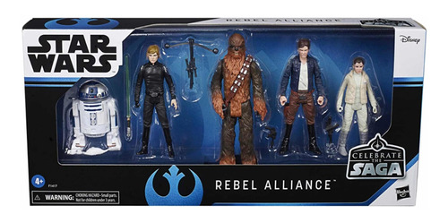 Set De 5 Figuras De Coleccion Star Wars Rebel Alliance